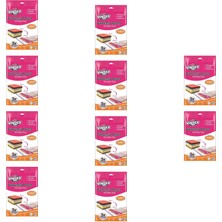 Vindex Vakumlu Giyisi Yastık Yorgan Saklama Torbası Poşeti Hurç - Jumbo - 73X130 Cm. - 10 Paket