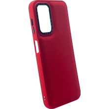 Nettech Samsung Galaxy A73 5g Uyumlu Casetify Buff Seri Arka Koruma Kılıf - Kırmızı