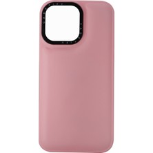 Nettech Apple iPhone 13 Pro Max Uyumlu Casetify Buff Seri Arka Koruma Kılıf - Pembe