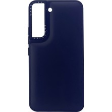 Nettech Samsung Galaxy S22 Plus Uyumlu Casetify Buff Seri Arka Koruma Kılıf - Lacivert