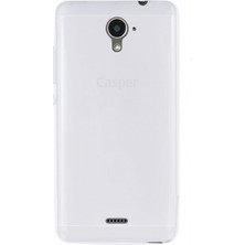Nettech Casper Via E2 Uyumlu Şeffaf Seri Arka Koruma Kılıf - Şeffaf