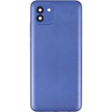Teknonet Samsung Galaxy A03 Uyumlu Kamera Camlı Batarya Kapağı