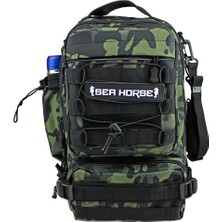 Sea Horse Camo Green Explorer&Back Pack Spin Çantası Dayanıklı Materyal ile Ergonomik Tasarım