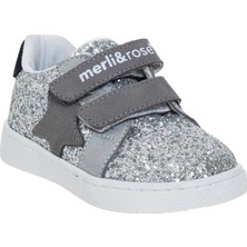 Merli&rose Star Sneaker | Silver-Siyah-Gri