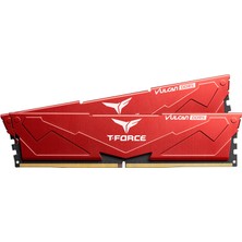 Team T-Force Vulcan Red 32GB (2X16GB) 5600MHZ CL36 Ddr5 Gaming Ram (FLRD532G5600HC36BDC01)