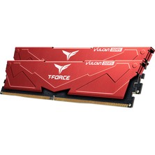 Team T-Force Vulcan Red 32GB (2X16GB) 5600MHZ CL36 Ddr5 Gaming Ram (FLRD532G5600HC36BDC01)