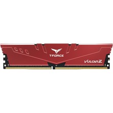 Team T-Force Vulcan Z Red 16GB(1X16GB) 3200MHZ CL16 Ddr4 Gaming Ram (TLZRD416G3200HC16F01)