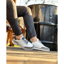 Itallano 0132 Deri Beyaz Erkek Sneaker Ayakkabı