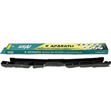 Grat 550 Mm. 9 Aparatlı Muz Tipi Universal Silecek