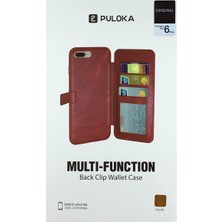 Puloka iPhone 6 Plus Uyumlu Cüzdan Kapaklı Kılıf