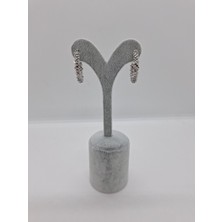Stainless Steel Çelik Dorika Halka Küpe 3 cm