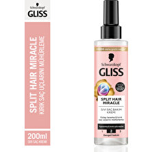 Schwarzkopf Gliss Split Hair Miracle Kırık Uçları Mühürleyici Sıvı Saç Kremi 200 Ml