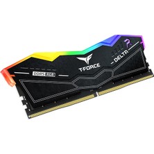 Team T-Force Delta Rgb Black 32GB(2X16GB) 6400MHZ Ddr5 CL40 Gaming Ram (FF3D532G6400HC40BDC01)