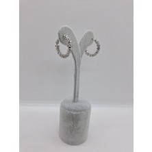 Stainless Steel Çelik Dorika Halka Küpe 2,5 cm