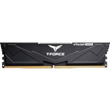 Team T-Force Vulcan Black 32GB(2X16GB) 6000MHZ Ddr5 CL38 Gaming Ram (FLBD532G6000HC38ADC01)