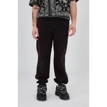 Enzoı Erkek Oversize Basic Siyah Jogger Pantolon