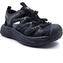 Humtto HM730508B Kadın Siyah Outdoor Trekking Sandalet Ayakkabı