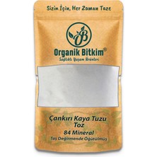 Organik Bitkim 84 Mineral Doğal Çankırı Kaya Tuzu Taş Değirmende Öğütülmüş 4 x 500 gr