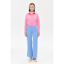 Accort Bol Paça Klasik Pantolon-MAVİ