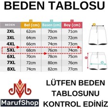 Maruf Shop Erkek Büyük Beden 115-154 Kilo Arası Için Uygun Penye Kapri Nyc Indigo