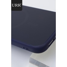 Urr Iphone 15 Pro Max Matte Pure Glass Magsafe Kapak - Lacivert 109008