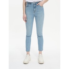 LTB Dores Yüksek Bel Dar Paça Slım Mom Jean Pantolon