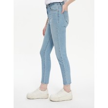 LTB Dores Yüksek Bel Dar Paça Slım Mom Jean Pantolon