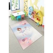 Pelangi Desenli Renkli Dijital Baskılı Yıkanabilir Kaymaz Taban Modern Mutfak Halısı (Süngersiz)