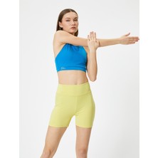 Koton Spor Biker Tayt Standart Bel Slim Fit