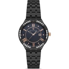 David Guner Siyah Kaplamalı Takvimli Kadın Kol Saati