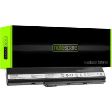 Notespare Asus ile Uyumlu K52JE-EX036V, K52JE-EX037V, K52JE-EX038D, K52JE-EX040 Notebook Batarya Pil