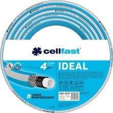 Cellfast Ideal 4 Katmanlı Bahçe Sulama Hortumu 3/4" 20 M