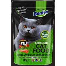 New Story Somonlu 6lı Atıştırmalık Taneli Yumuşacık Kedi Ödülü Cat-Salmon-Bites, 1-Bonisa Punch Mama