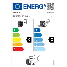 Taurus 215/60 R17 96H Ultra High Performance Oto Yaz Lastiği (Üretim Yılı: 2024)