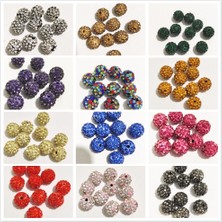 Haicheng Shop Kristal Ab Stili 12MM 20 Adet Bedava G! Rhinestone Spacer Boncuk Yuvarlak Iğne Işi Aksesuarları Takı Yapımı Için Li Dıy Boncuklar (Yurt Dışından)