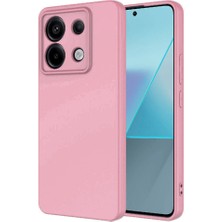 Kılıfmania Xiaomi Redmi Note 13 Kapak Içi Kadife Kamera Korumalı Lansman Silikon Kılıf - Pembe