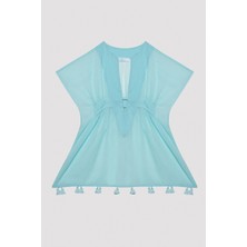 Penti Kız Çocuk Basic Su Yeşili Kaftan
