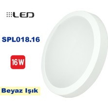 No-vo 16W LED Glob Tavan Armatürü - Beyaz Kasa