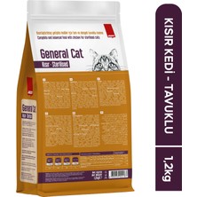 Jazzy General Cat Kısır Kedi Maması Tavuklu 1,2 kg