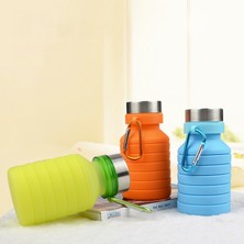 King01 Dış Mekan Taşınabilir Teleskopik Su ŞIŞESI-550ML (Yurt Dışından)
