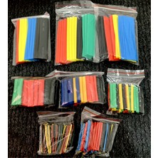 Teknolog Hanım Isıyla Daralan Karışık Renkli Makaron Seti Kutusuz Paketli - 328 Adet