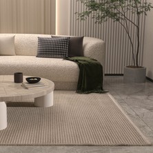 Cool Halı Vetrina 3602 Vizon Yumuşak Doku Halı Kilim Salon Mutfak Kesme Yolluk Dokuma Makine Halısı