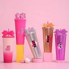 Dilele Durian Pipet Su Bardağı Fiyonklu/çift Plastik Pipet Su Bardağı/büyük Kapasiteli Fiyonk Pipet Su Bardağı, DL067 (Yurt Dışından)
