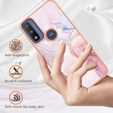 Manyi Mall Motorola Moto G Saf Mermer Desen Koruma Yumuşak Tampon Ince (Yurt Dışından)