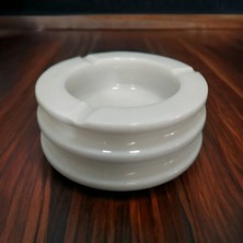 Urestone Home Mermer Küllük- Beyaz Mermer Küllük-Dekorasyon Küllük-Kül Tablası