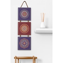 Artavessa 3'lü Halat Askılı Mdf Tablo Seti