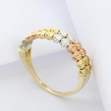 İryum 14 Ayar Altın Dorika Yüzük