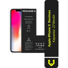 Rovimex Apple iPhone X Batarya Pil - 2716 mAh