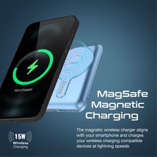 Promate PowerMag-10Pro Magsafe Taşınabilir Hızlı Şarj Cihazı