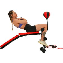 Kochler Katlanabilir Fitness Ağırlık Sehpası - Mekik Aleti - Ağırlık Sehpası - Boks Topu - Gym Bench